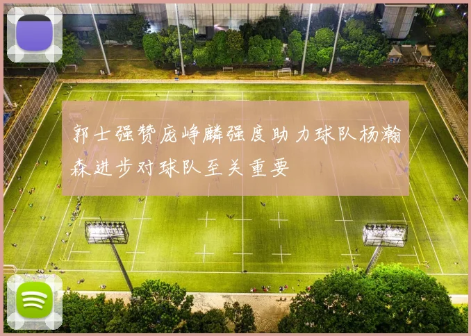 郭士强赞庞峥麟强度助力球队杨瀚森进步对球队至关重要